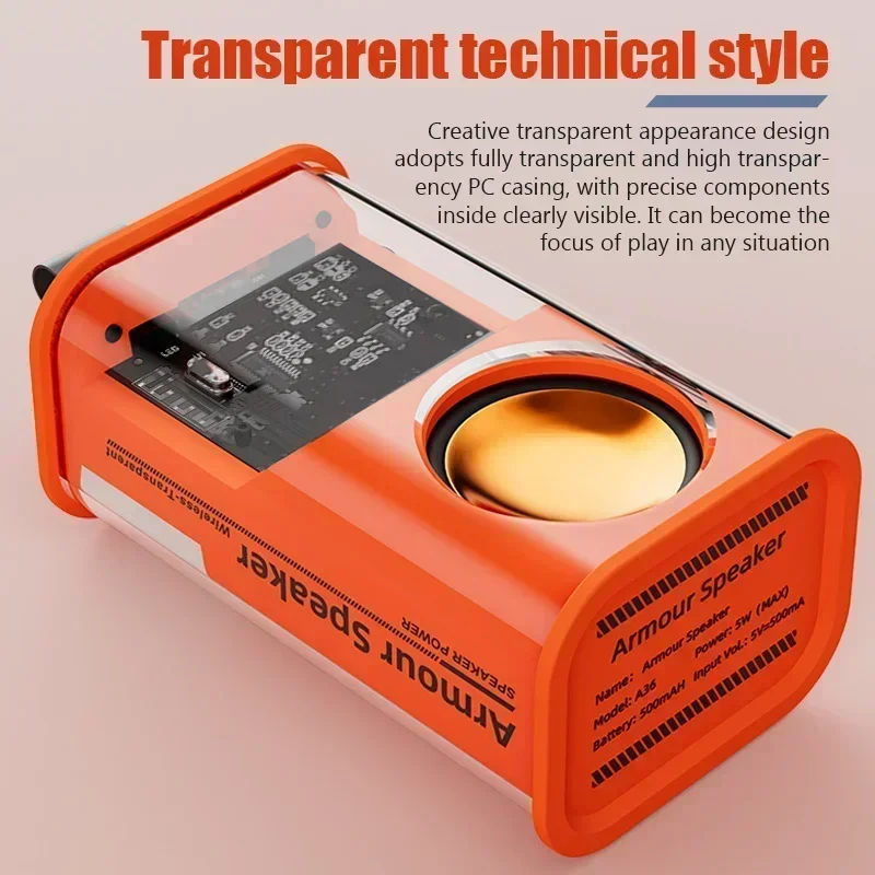 Portable Waterproof Bluetooth Speakers True Wireless Sound Box