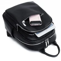 New Urban Minimalist Women's PU Backpack Lightweight Travel Backpack High-end Women's Bag Large Capacity Travel Bag Hot Selling 2