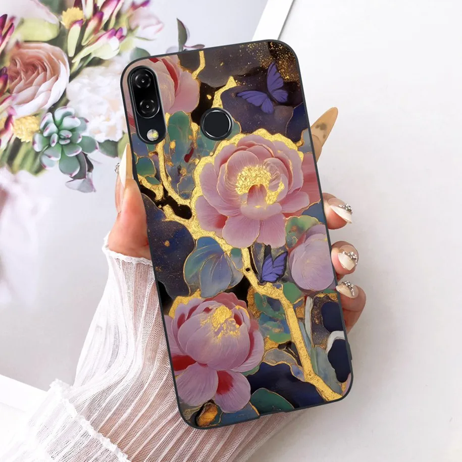 Stylish Black Soft TPU Phone Case - Sleek Protective Cover