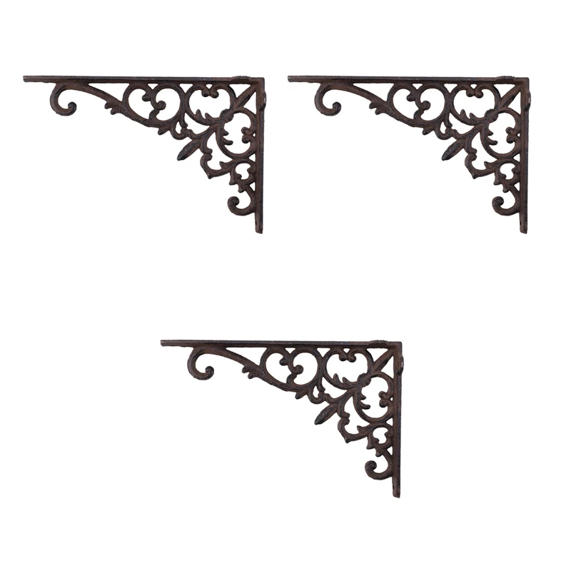 

3X Cast Iron Plant Hanger Flower Basket Hook For Indoor Outdoor Bird Feeder Lantern Planters Pots Wind Chimes