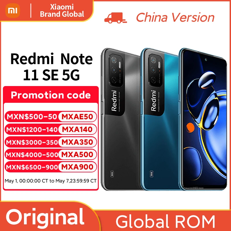 Redmi Note 11 SE 11SE 5G Smartphone Global Rom 6.5