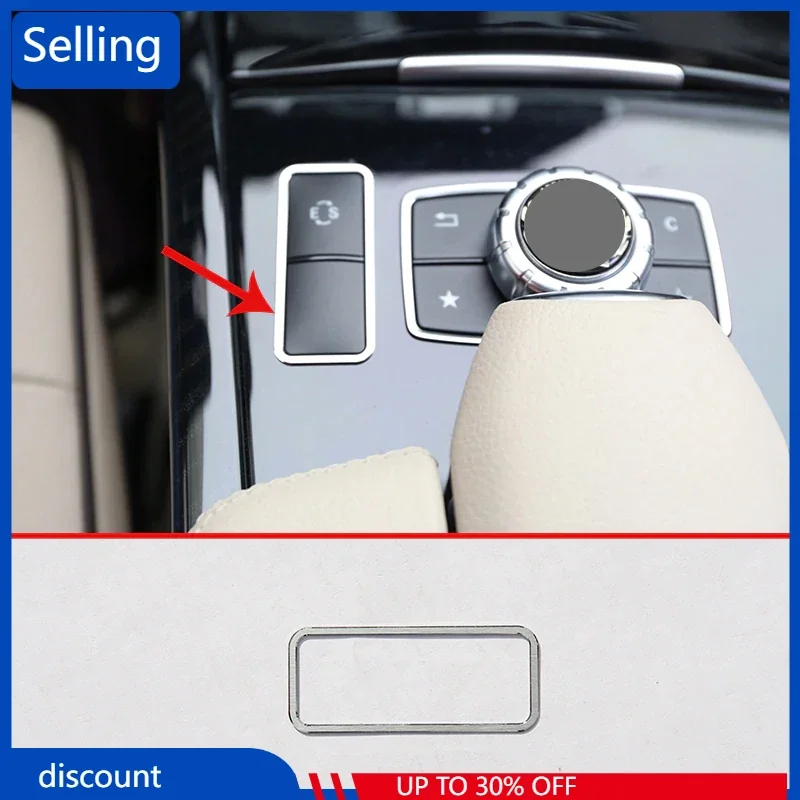 

1 шт. для Mercedes Benz E Class W212 C207 E350 Coupe 2013-2017 E200 E260 алюминиевый сплав ES Кнопка рамка отделка автомобильные аксессуары d