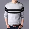 Autumn Winter Casual Loose Vintage Striped Sweaters Man Long Sleeve All Match Pullover Male Keep Warm Fashion Gentmen Clothes 6