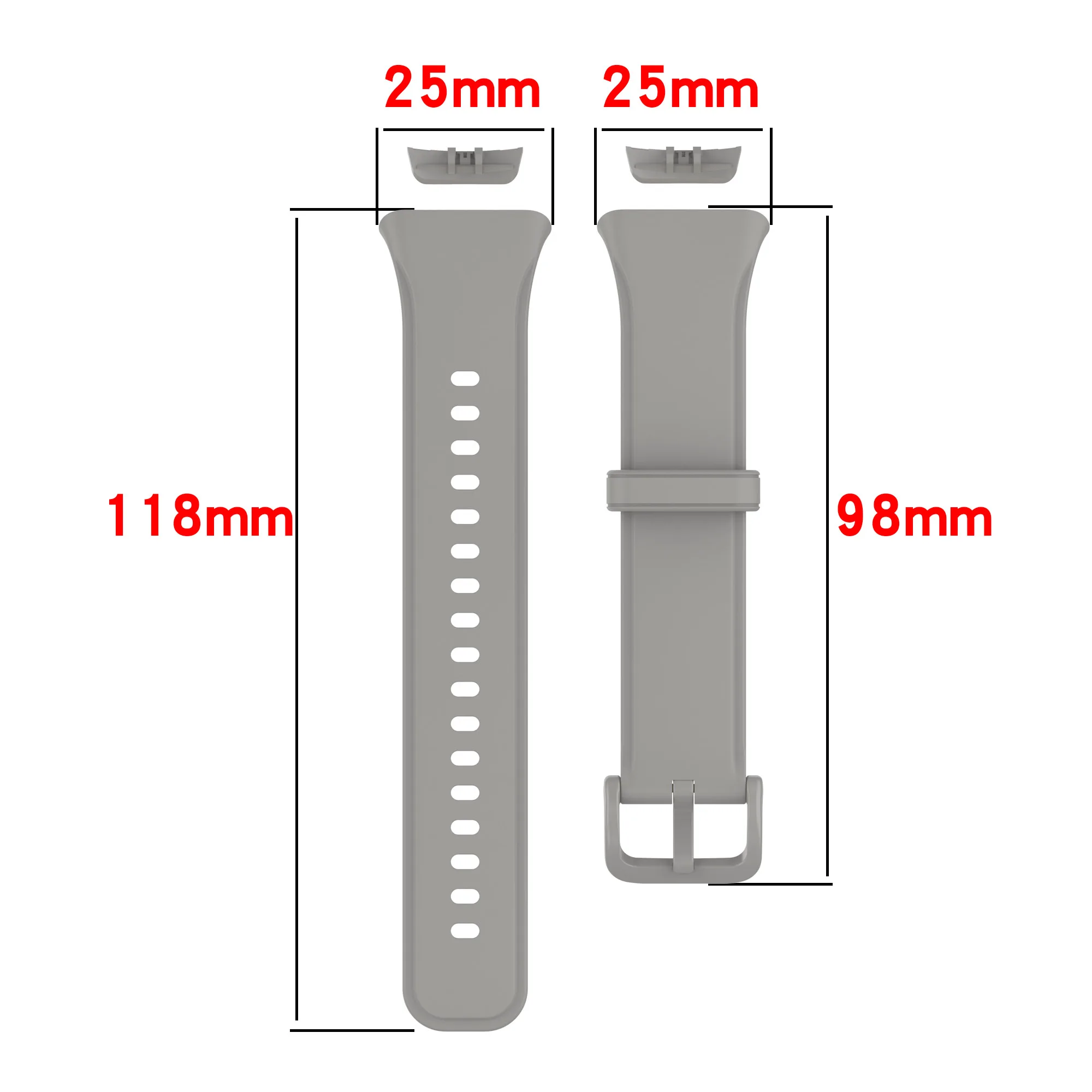 Silicone Sport Wristband Replacement Strap