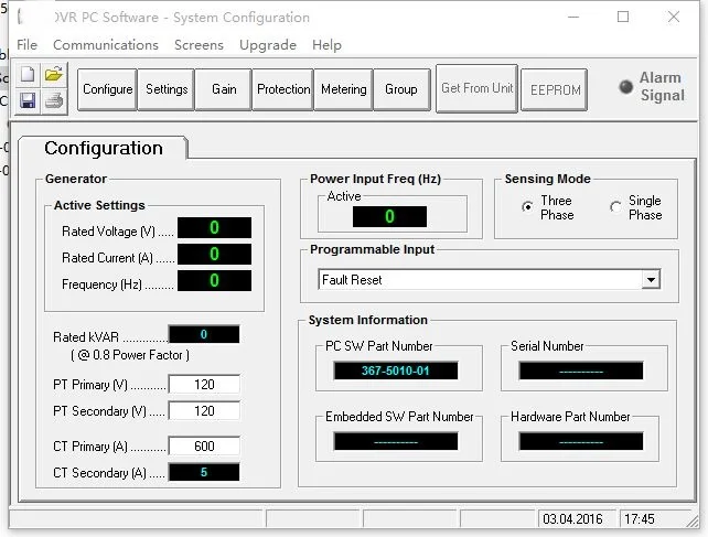 

CDVR цифровой регулятор напряжения программное обеспечение для Cat