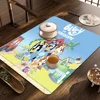 Cartoon B-Blueys Kitchen Draining Mat Non-slip Drain Dish Mats Coffee Pad Heat Resistant Placemat Dinnerware Dustproof Pads 4