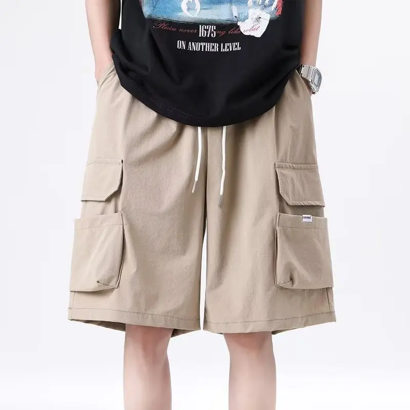 

Cotton Cargo Shorts Men Summer Basketball Shorts Men Korean Fashion Streetwear Pants Men Clothing Outdoor Sports Shorts 2023