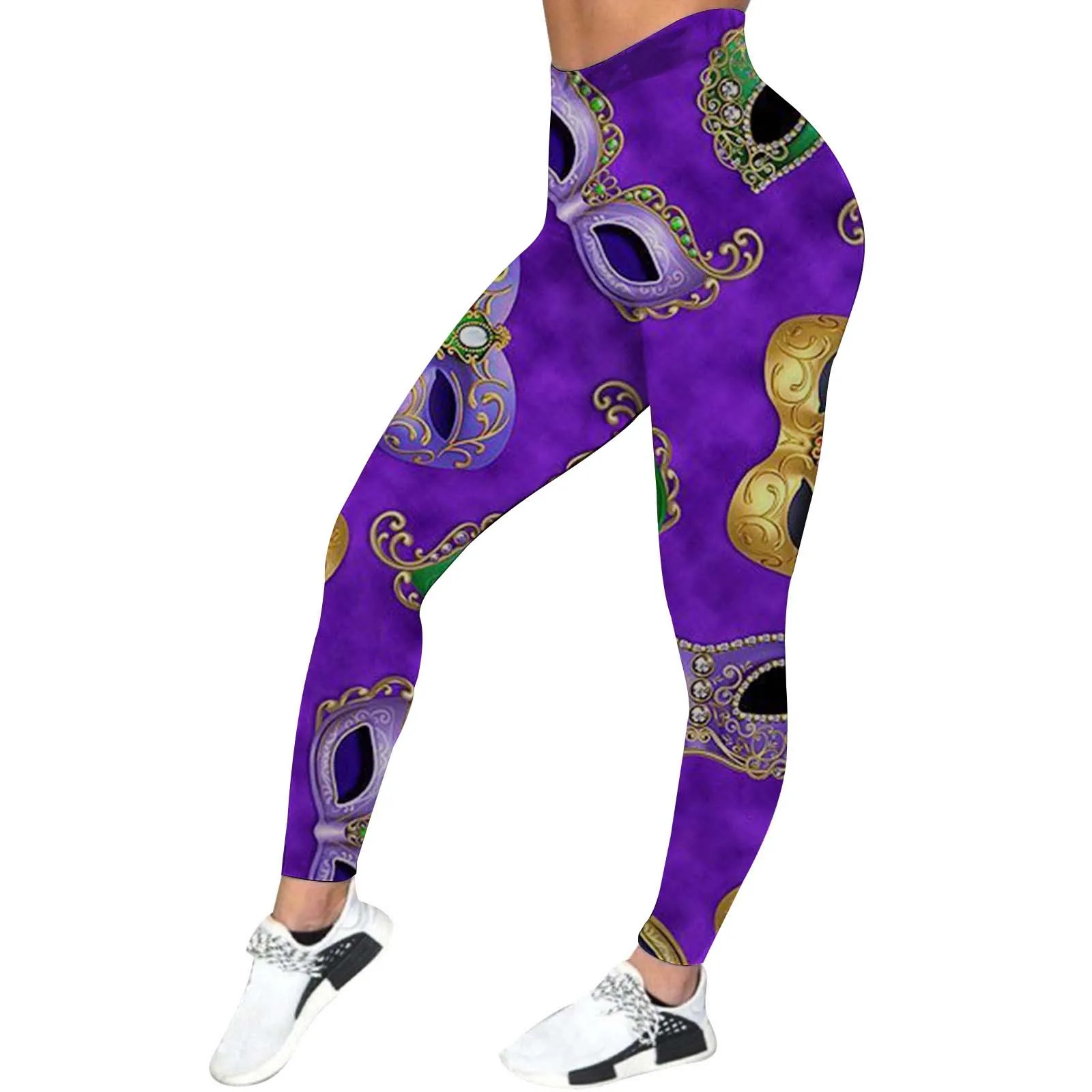 

Women's Carnival Casual Fashion Tight Leggings Womens Work Leggings