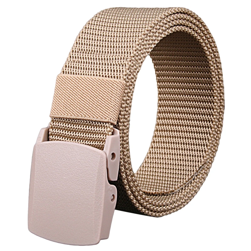 Versatile Adjustable Tactical Waist Belt with Durable Plastic Buckle - 120cm