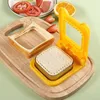 Sandwich Cutting DIY Stainless Steel Square Circular Heart Mickey Dinosaur Bread Toast For Kids Lunch Kitchen Baking Mold Tool 2