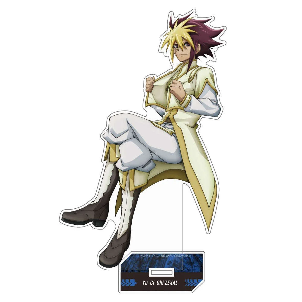 Anime Peripherie laden yu-gi-oh! Yuma Tsukumo & Astral Kampfgeist zu Duell HD Figur Acryl Stand Desktop Dekor ca. 15cm – Detail 6