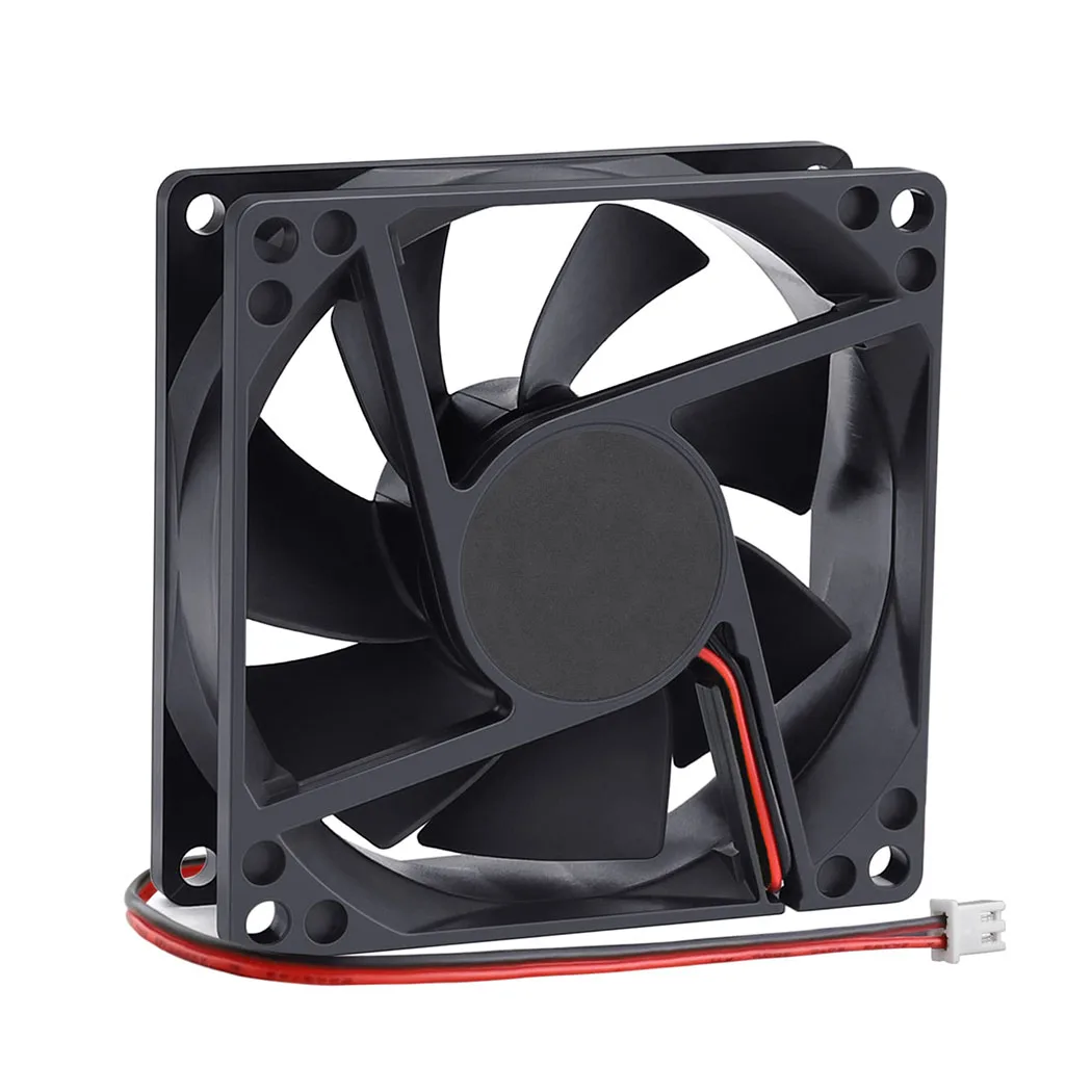 DC 12V 24V 8cm Brushless Computer Case CPU Cooling Fan 8025 80mm Axial Cooler Fan 80x80x25mm PC Case ventilator Radiator Fan 2