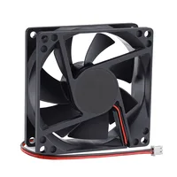 DC 12V 24V 8cm Brushless Computer Case CPU Cooling Fan 8025 80mm Axial Cooler Fan 80x80x25mm PC Case ventilator Radiator Fan 2