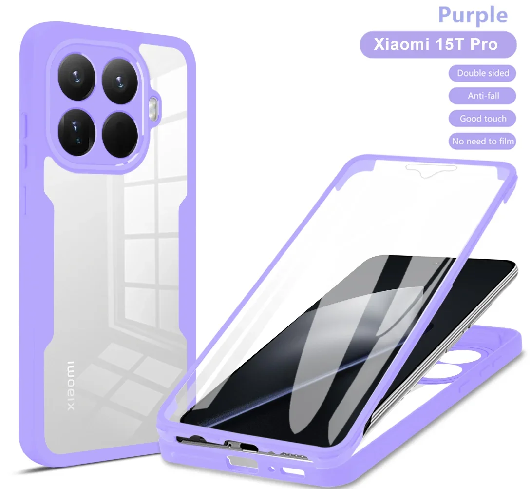 360 Double-Sided Full Protection Case with Screen Protector