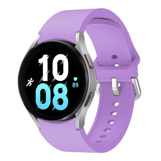 Versatile 20mm Silicone Watch Strap in Classic Design