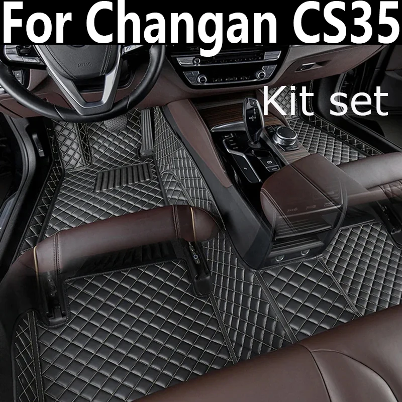 

Автомобильные коврики для Changan CS35 Plus 2018-2023 22 21 20 19, индивидуальные автомобильные подкладки для ног, Обложка, аксессуары для интерьера