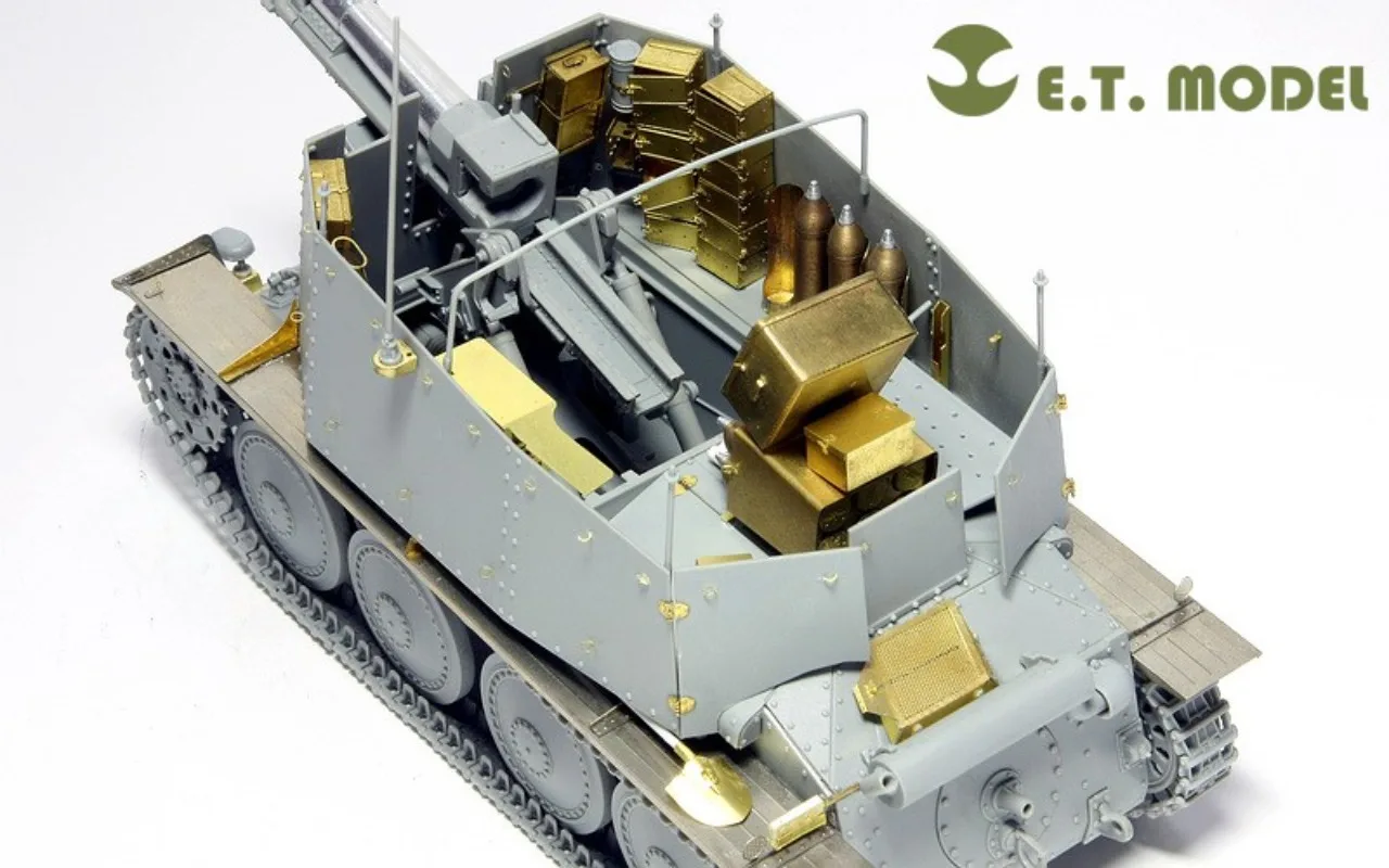 1/35 E.T.MODEL E35-005 2차 세계대전 독일군 Sd.Kfz.138/1 Ausf.H 그릴 포토 에칭 세트(드래곤 6470용)
