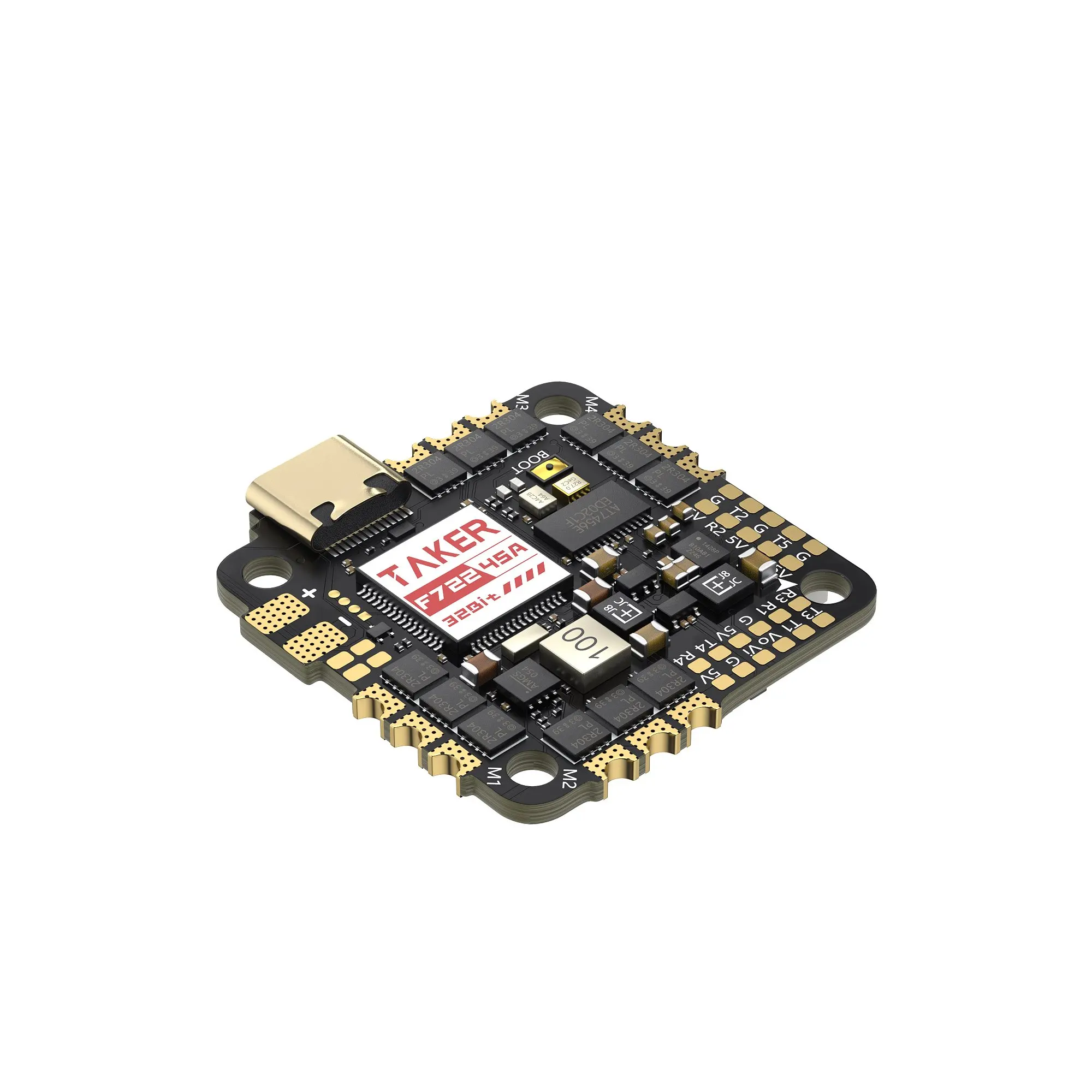 Installation du TAKER F722 45A AIO Flight Controller Stack dans un drone FPV