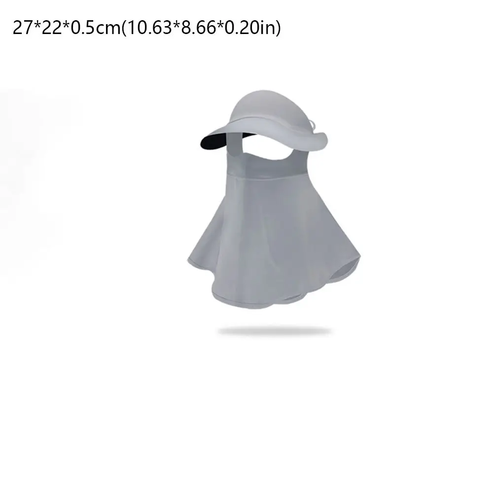 New UPF50+ Sunscreen Mask UV Protection Full Face Sun Hat Sunshade Summer Protective Cover Outdoor