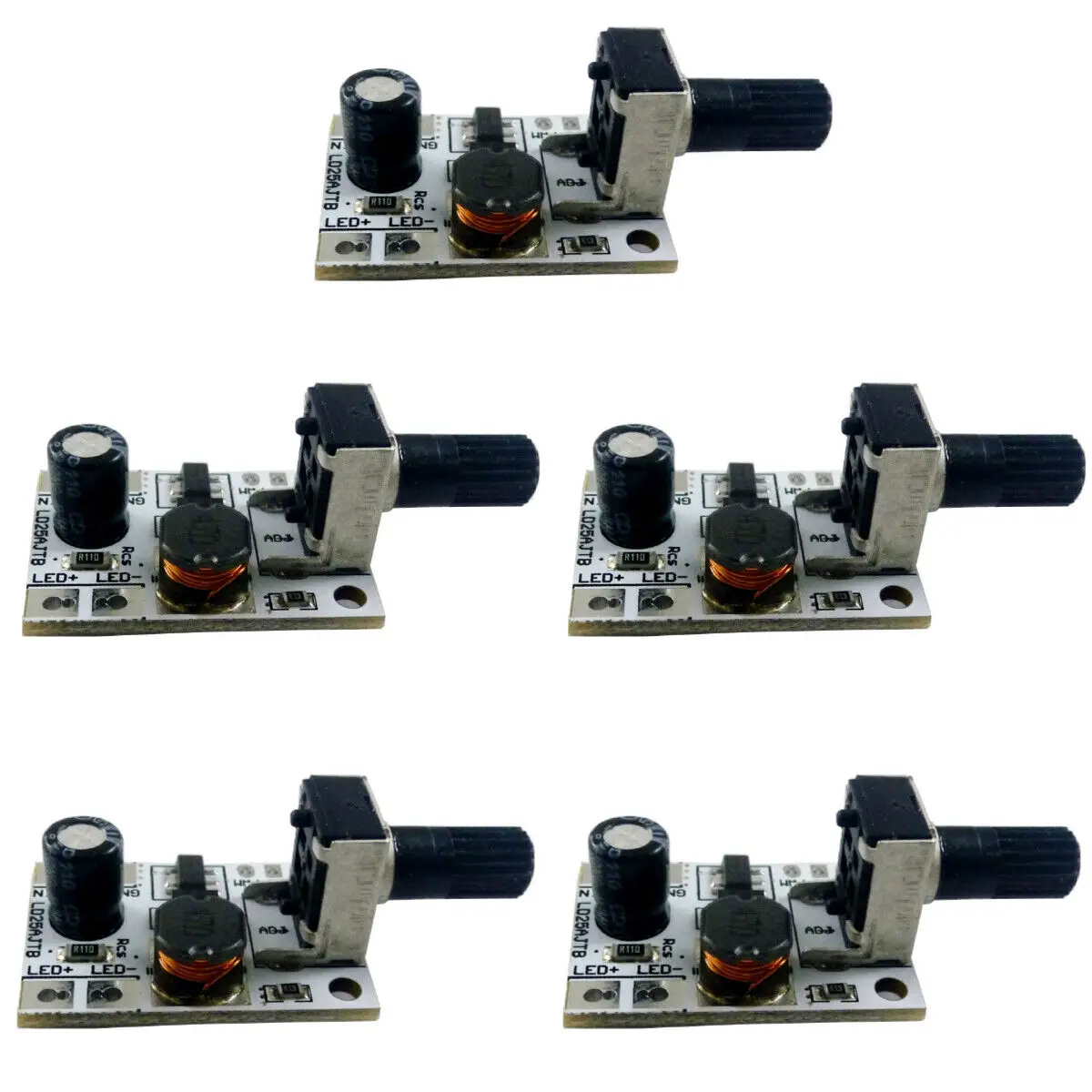 

6-24V 20W Adjustable Constant Current Brightness LED Driver PWM DC-DC Step-down