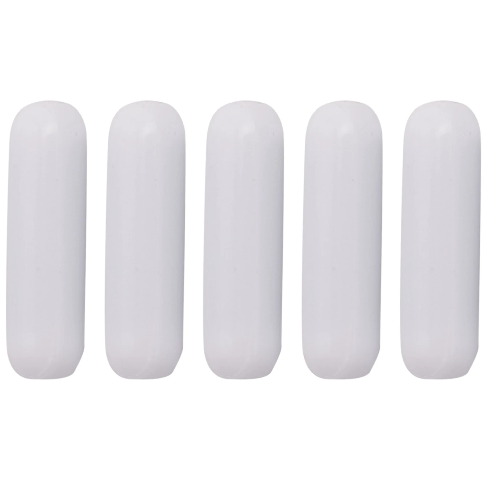 

5 Pcs 25mm(1 Inch) PTFE Magnetic Stirrer Mixer Stir Bar,White Color,Laboratory Bar,Stir Plate Bar,7mm25mm Stir Bars