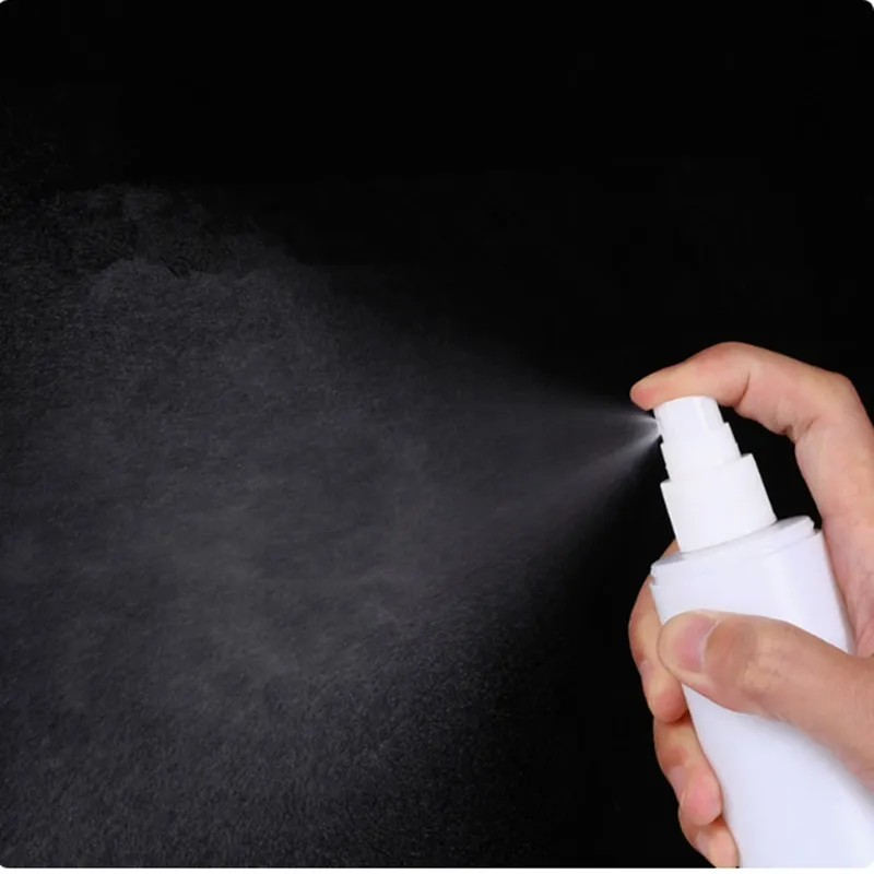 50PCS 30-150ml Round Spray Bottle With Gold Edge Cap Double Cap Alcohol Spray Bottle Toner Water Empty Container