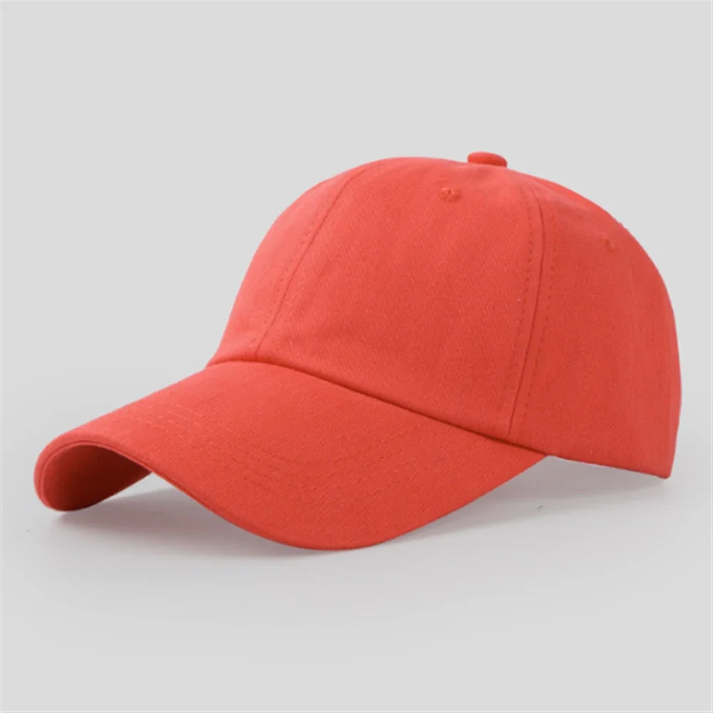Lässige Baseballkappe für Männer und Frauen, einfarbig, Baumwolle, modisch, schlicht, Schwarz, Rosa, Weiß, Weinrot, Marineblau – Detail 14