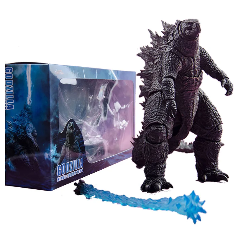 

Экшн-фигурка из ПВХ с шарнирным изображением короля монстров Godzilla2, подарок для детей, 16 см, 2019