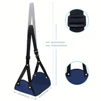 Repose-pieds d'avion avec sangle réglable, repose-jambes de hamac Portable, accessoires de voyage parfaits 4