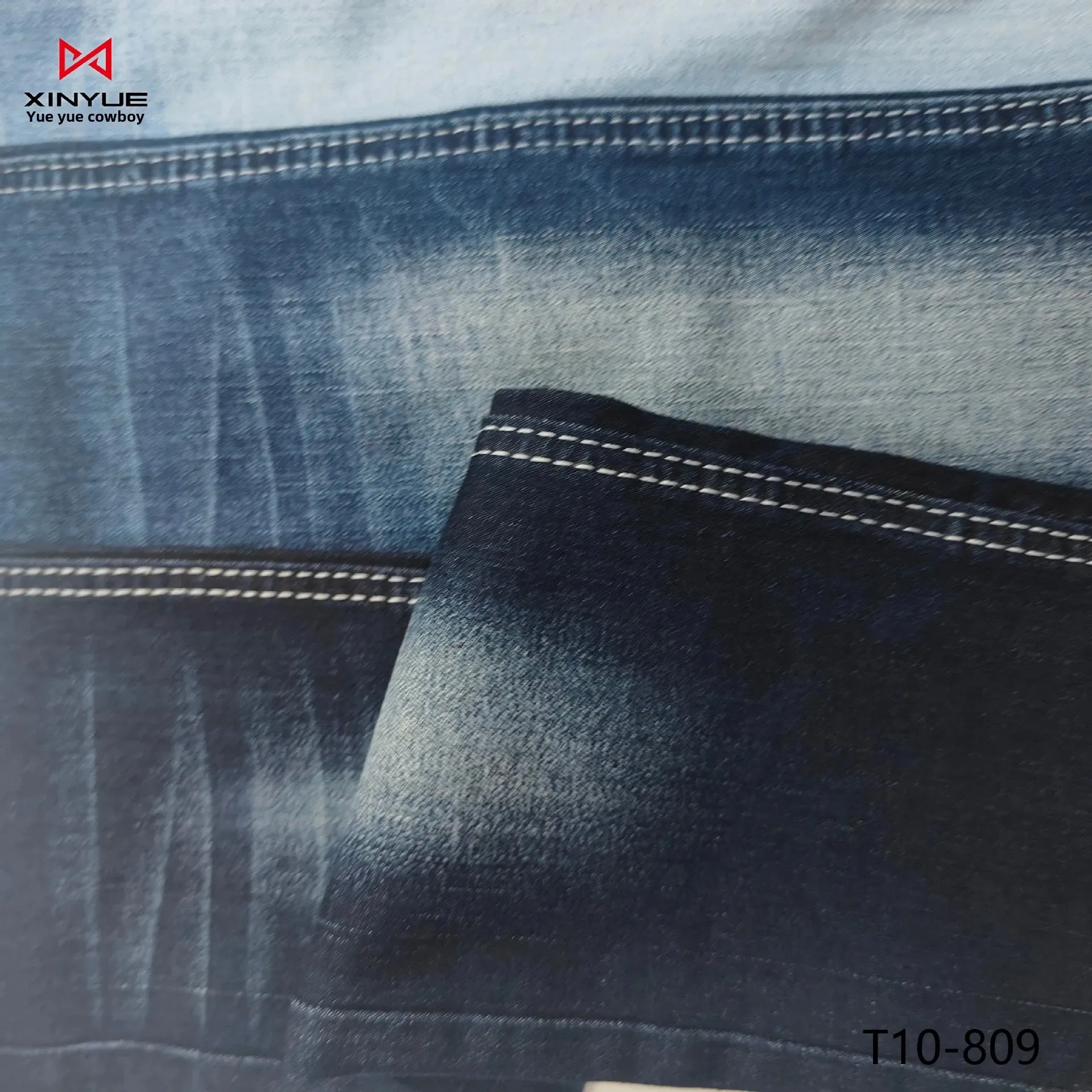 Cotton Polyester Denim Fabric Affordable for Bags Shoes Caps Clothing Materials Chinese Origin Quality Textile Goods