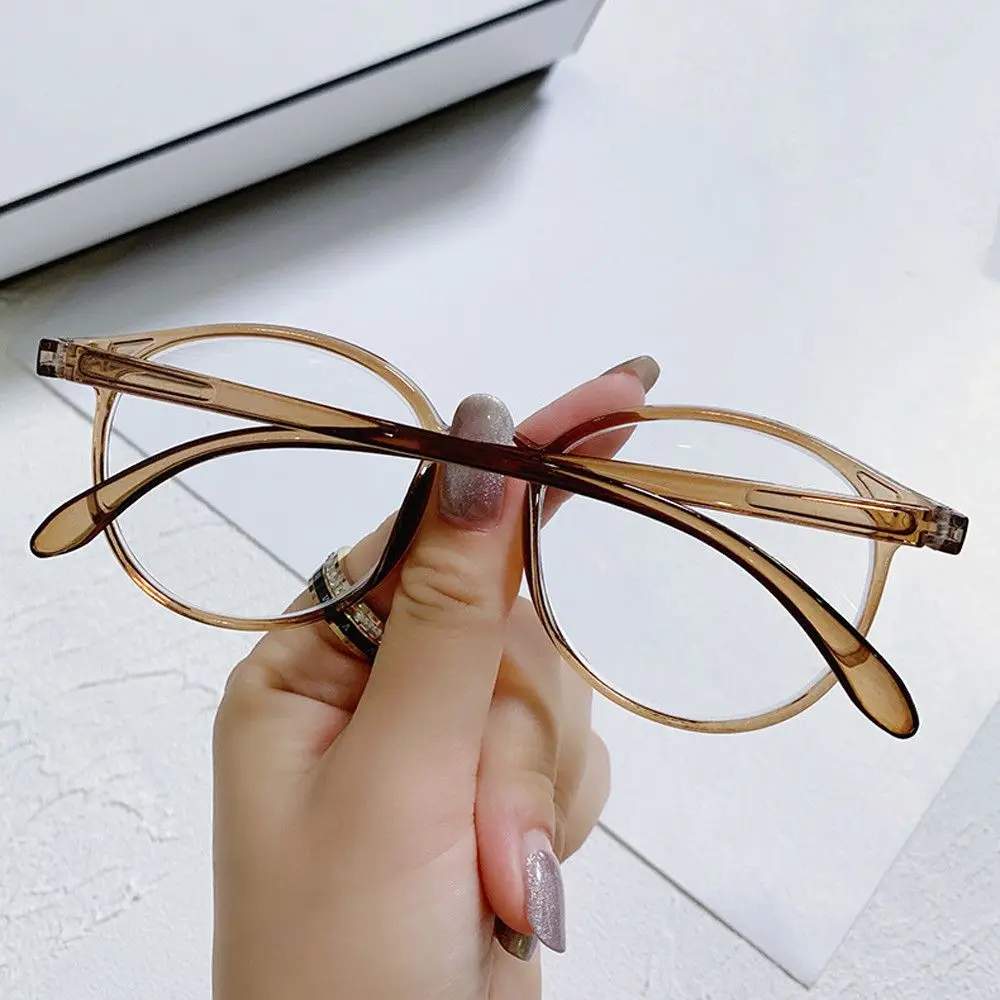 Fashion Myopia Glasses For Women Men Optical Spectacles Vision Care Eyeglasses Round Frame Eyewear - 5
