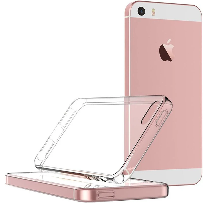 Ultra Thin Silicone Soft Transparent Phone Case - Slim Clear TPU Cover
