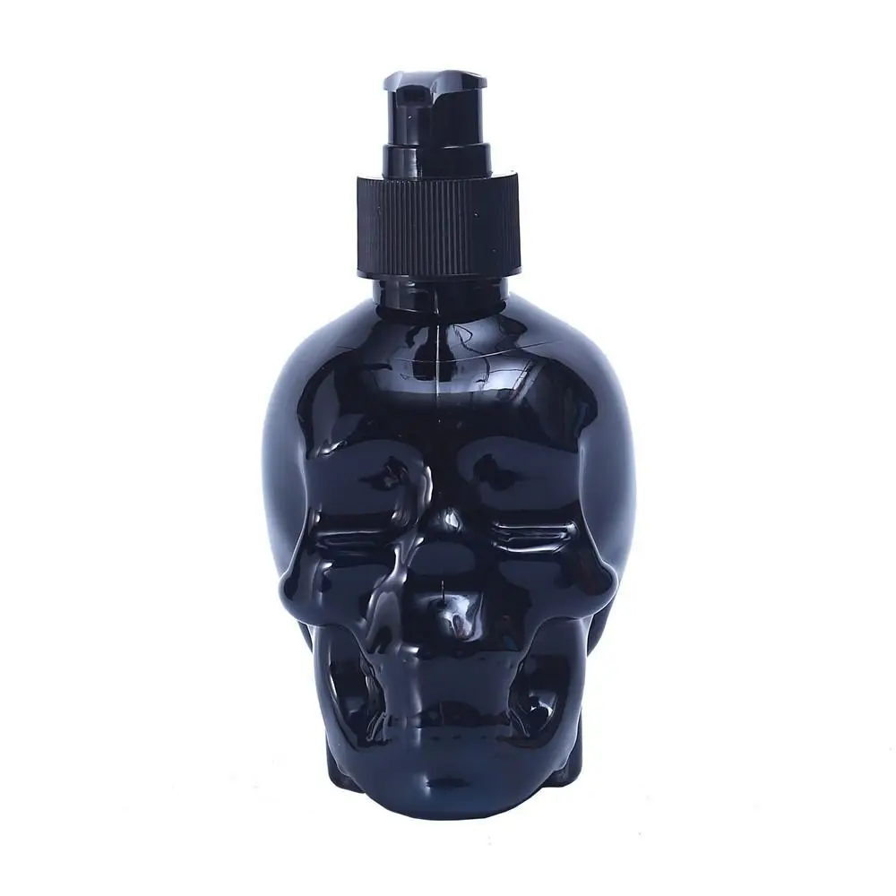 Creative Skull Soap Dispenser Goth Style 350ml Black Transparent Reusable Soap Dispenser Halloween Household Bathroom Hardware 2