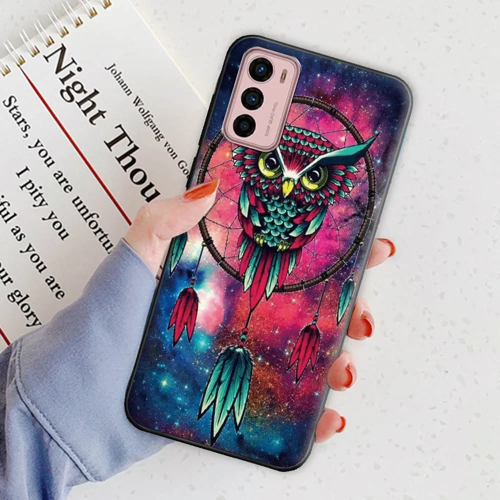 Vibrant Animal Design Silicone Case - Soft Bumper Protection for Motorola Moto Smartphones