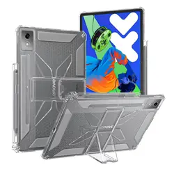 Enhanced Product Title: Premium Soft Shell TPU Airbag Tablet Stand Cover for 12.7 Inch Lenovo Tablets (Clear)