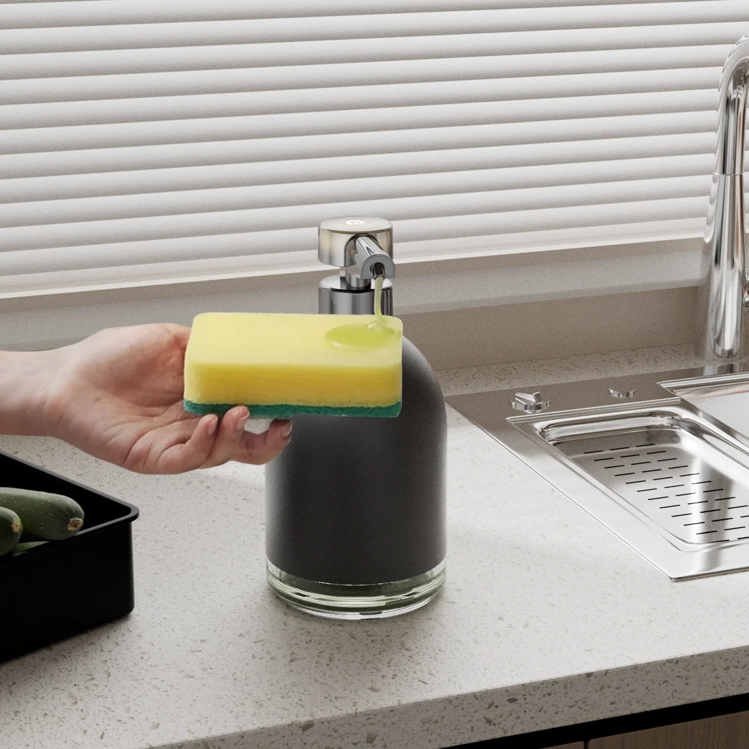 Automatic Soap Dispenser Rechargeable Touchless Sensor Smart Washing Hand Machine Liquid Hand Sanitizer Pump Foaming