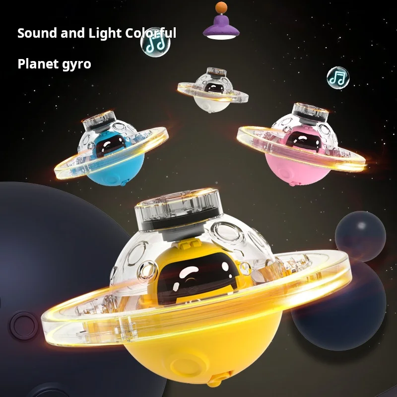 

Детский вращающийся лазерный гироскоп со светодиодной вспышкой, игрушка-Спиннер в форме планеты, Веселая Детская игрушка на день рождения, детские товары, подарки для детей