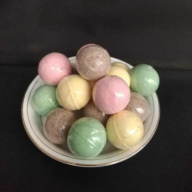 Herb Essential Oil Foot Bath Salt Powder Ball Herbal Foot Bath Pill Instant Effervescent Ball Spa