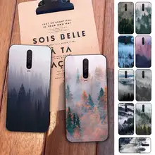 

FHNBLJ Mountain Forest Cloud Phone Case for Redmi 5 6 7 8 9 A 5plus K20 4X S2 GO 6 K30 pro