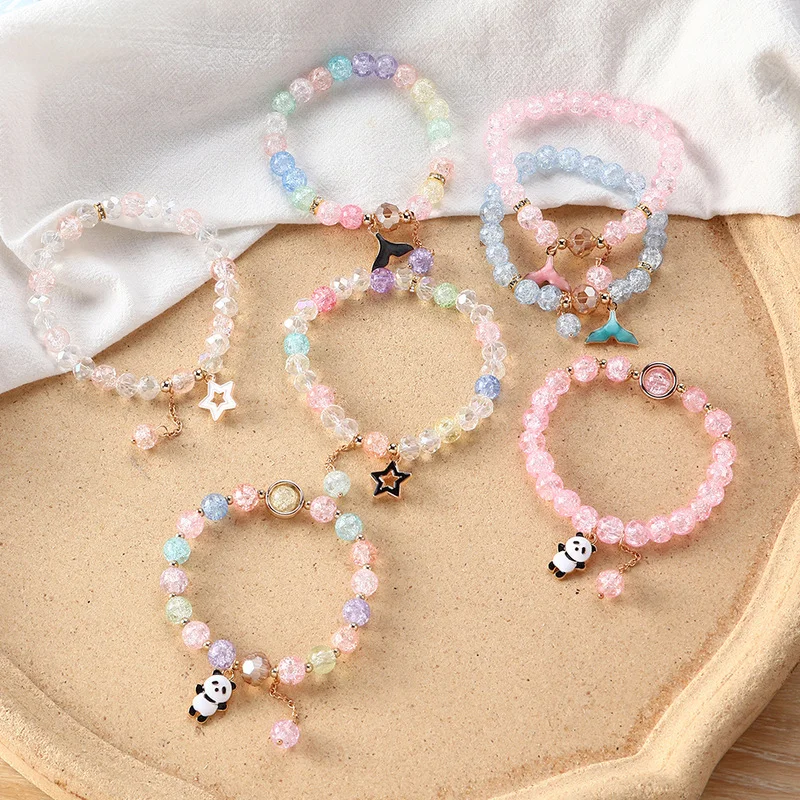 Yanyu handmade 14K gold-filled bracelet, elegant Japanese and Korean white  and purple gift - Shop ys888handmade Bracelets - Pinkoi