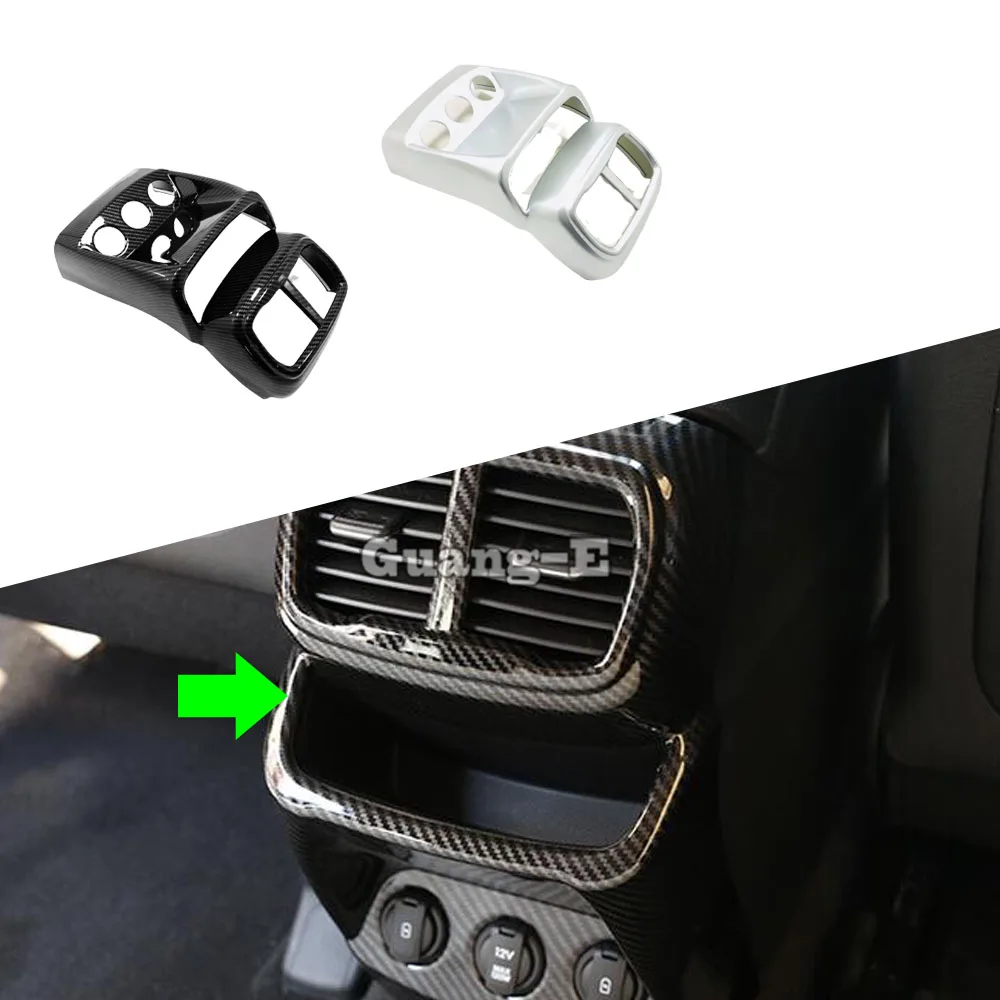 

Автомобильная наклейка, подлокотник, отделка для хранения, задняя крышка, вентиляционное отверстие для кондиционера для Hyundai Santa Fe SantaFe 2019 2020 2021-2024