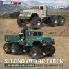 SL New RC Cars 6081 1:12 Scale Military Six-Wheel 4WD Heavy Transport Off-Road Electric Truck Model, Children's Christmas Gift 3