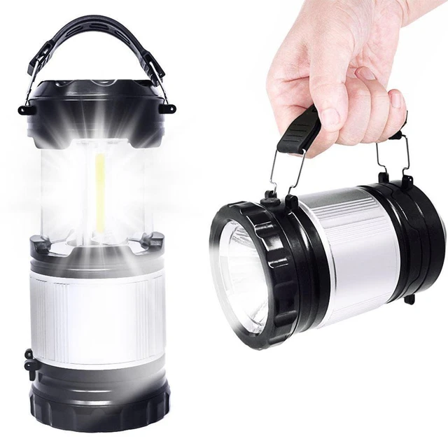 Solar Led Portable Lantern Tent Lamp Telescopic Torch Waterproof Camping  Light Waterproof Emergency Flashlight Working Lighting - Portable Lanterns  - AliExpress
