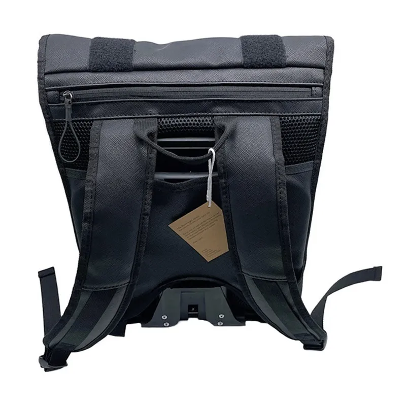 Description Picture 4 of itemFolding Bike Front Carrier Bags & Panniers Use For Brompton Birdy Bicycle Front Storage Bag handbag With Aluminum Mount