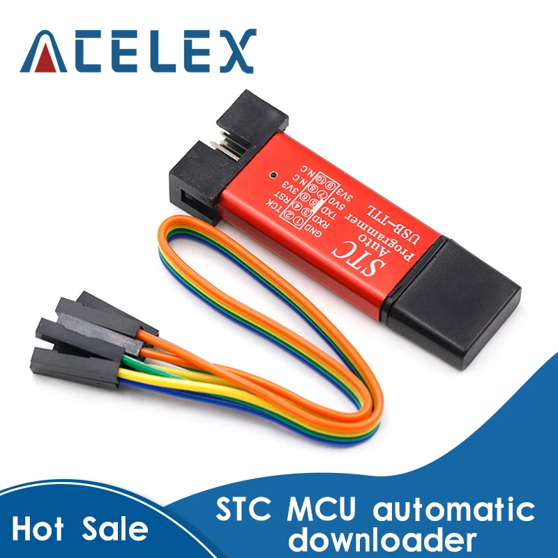 Automatic MCU STC 51 Microcontroller Downloader Auto Programmer / 3.3V ...