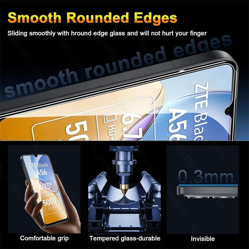 Clear 9H Tempered Glass Screen Protector and Protective Case Set