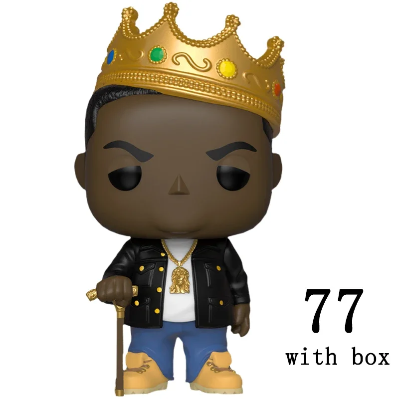 thumbnail image 4 of FUNKO POP Rocks Notorious BIG (Biggie Smalls) #77 Figura Crown Cane Music con Jersey #78 Juguetes exclusivos de la Convención de otoño de Crown, 4 of 5