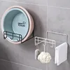 5-50pcs Waterproof Strong Adhesive Hook Shelf Sticker for Bathroom Kitchen Wall Shelf Kitchen Sticking Wall Screw Hook Storage 4