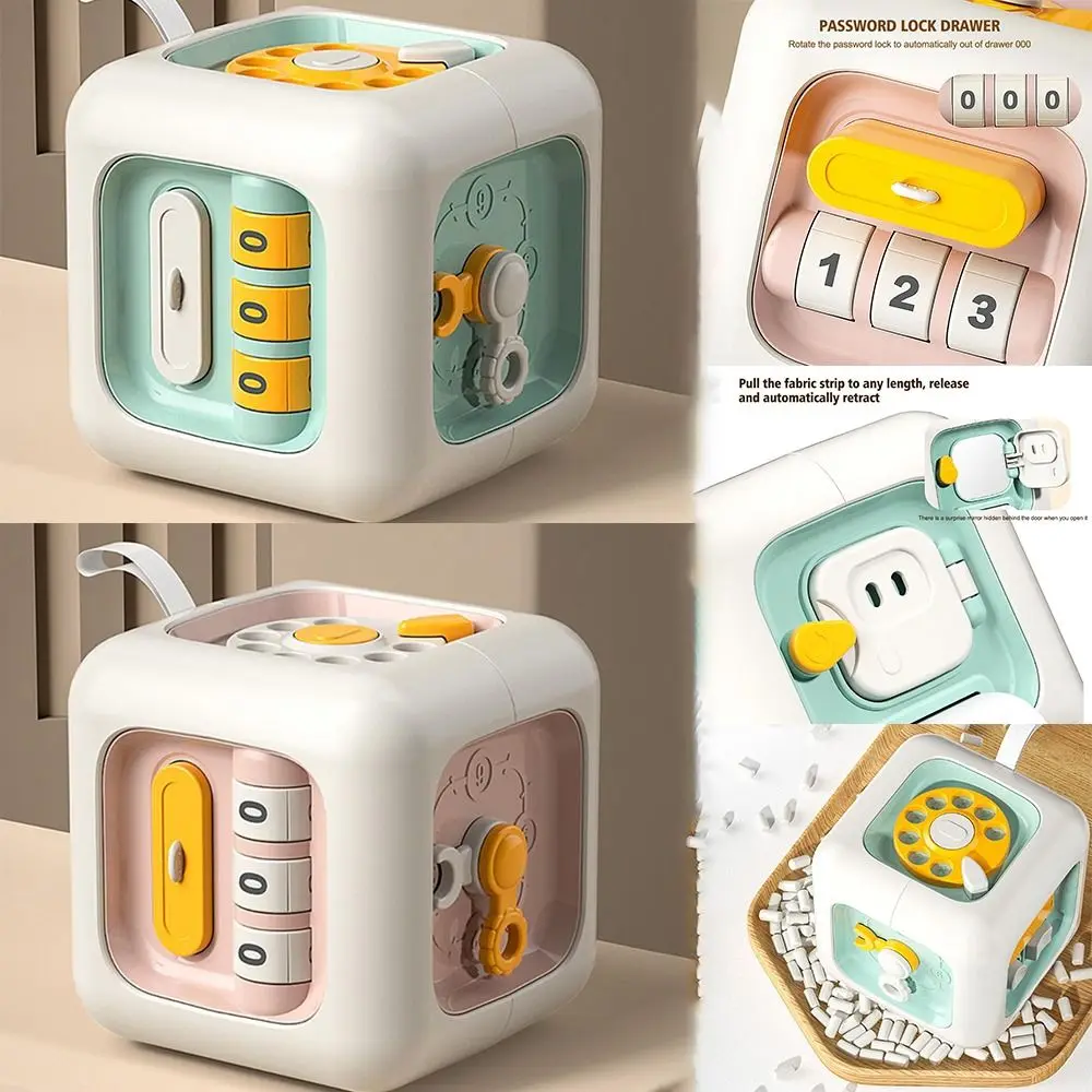 

Кубик Монтессори 6 в 1, игрушки, подарки, пластиковые игрушки, развивающие игрушки, игрушка-фиджет, кубик для обучения малышам