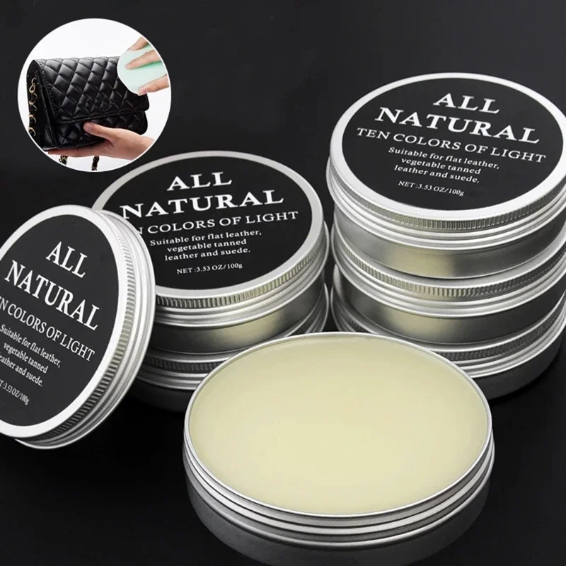 100ml Leather Care Cream Practical Leather Repair Maintenance Cream Leathercraft Mink Oil for Shoes Bags leather cleaner